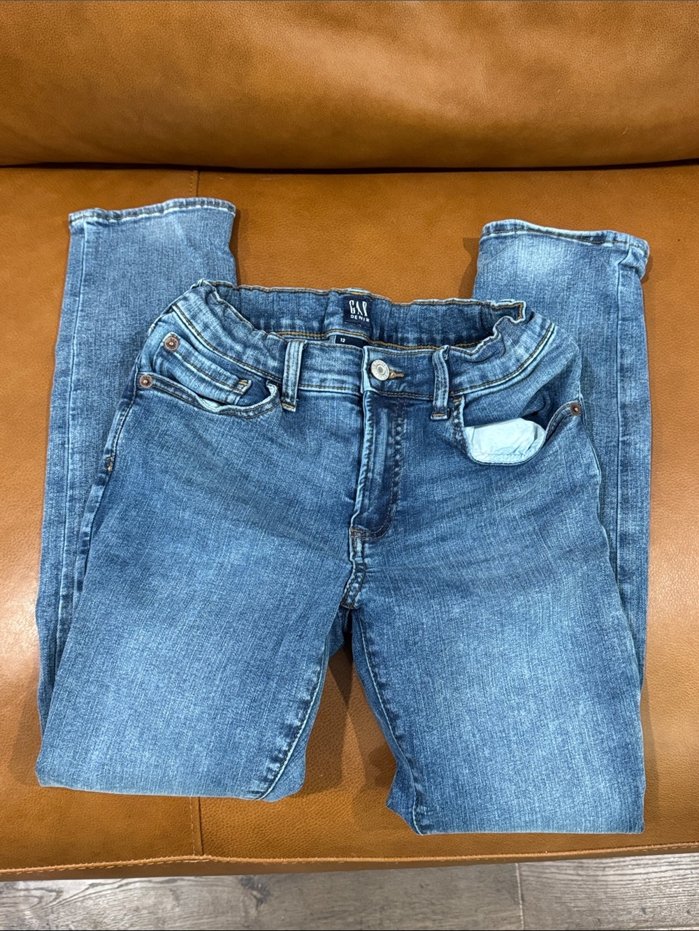 GAP High-Rise Stretch Boys Jeans - Blue